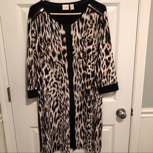 FINAL PRICE!! Chico’s leopard print - Size 2